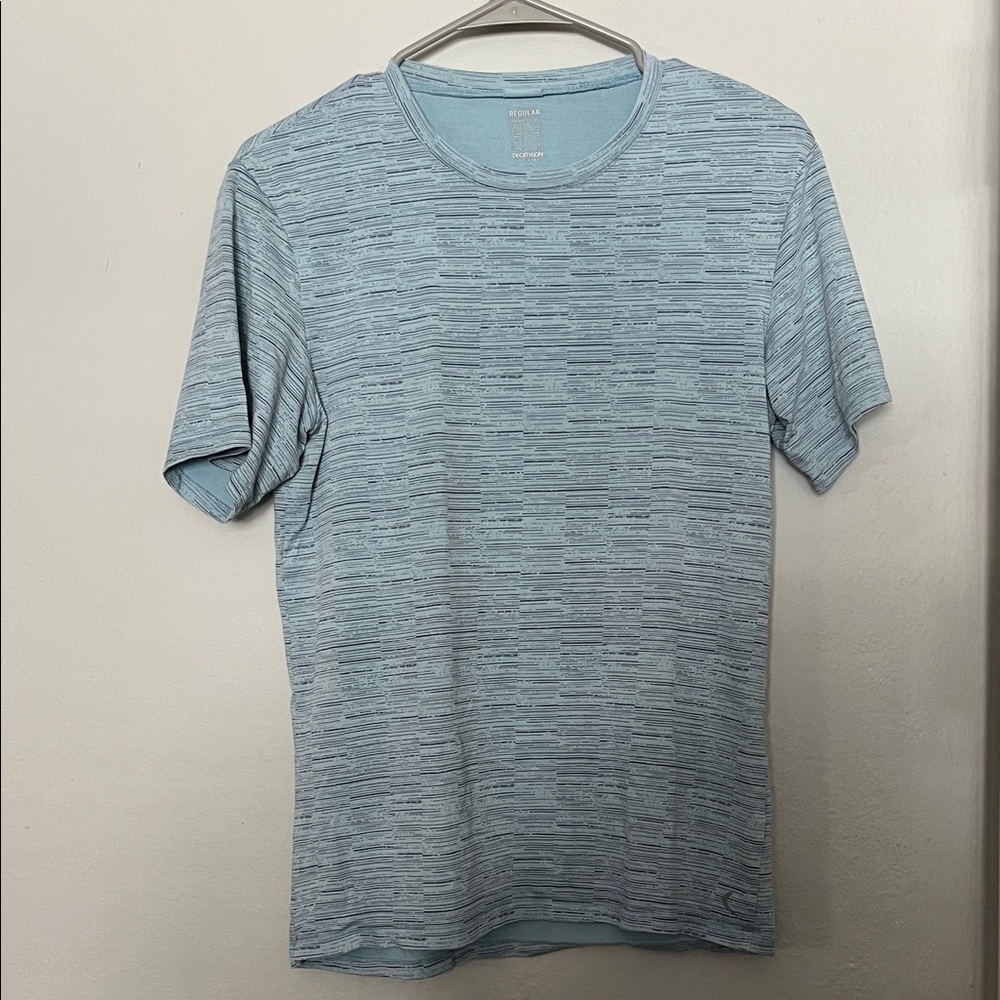 Stylish Light Blue Patterned Tee